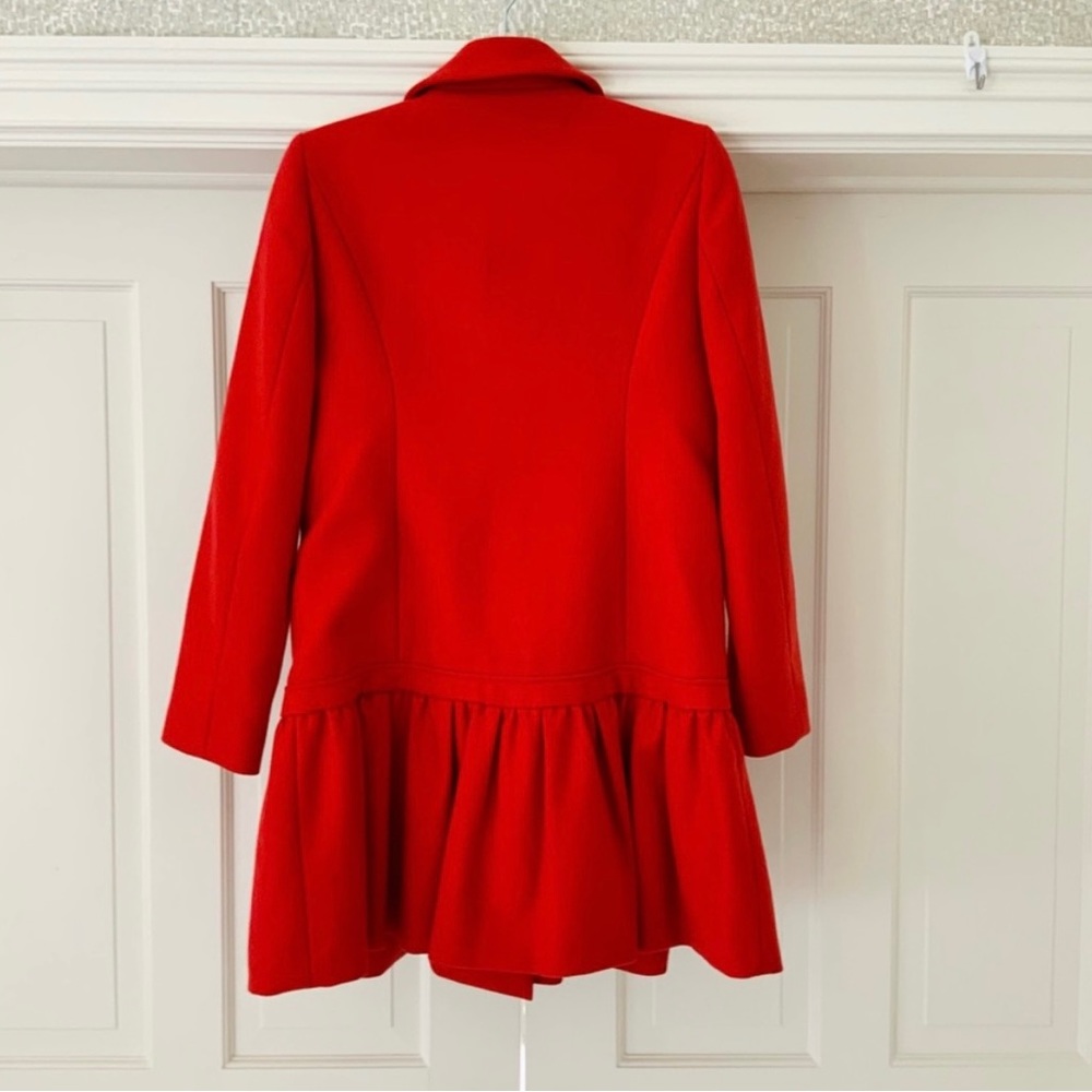 Red Valentino wool blend red coat with bows - Picture 2 of 12